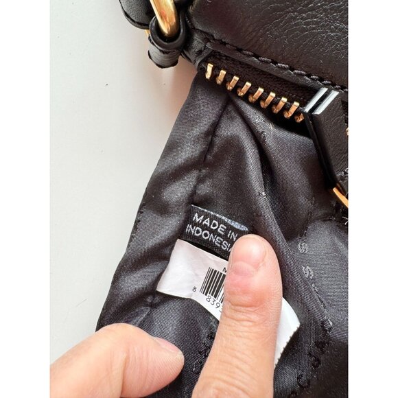 MARC BY MARC JACOBS Globetrotter Black Leather Wristlet Clutch Purse - Picture 12 of 13